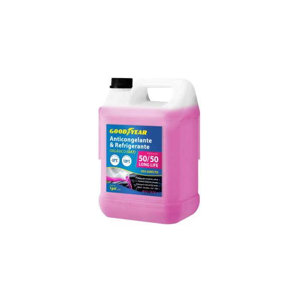 Anticongelante & Refrigerante Long Life OAT Rosa Goodyear